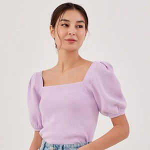 Love, Bonito Laria Square Knit Tee - S